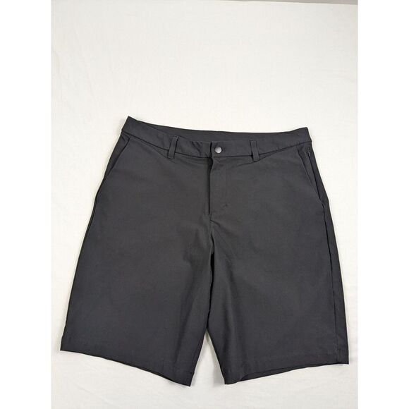 Lululemon commission classic fit shorts 34 10" men Black‎ - Picture 1 of 8